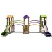 Игровой комплекс для детей  оранжево-фиолетово-зеленый Карапуз-NEW  T803NEW