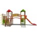 Игровой комплекс для детей  зелено-фиолетово-оранжевый Теремок-NEW  T902NEW