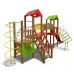 Игровой комплекс для детей  зелено-фиолетово-оранжевый Теремок-NEW  T902NEW