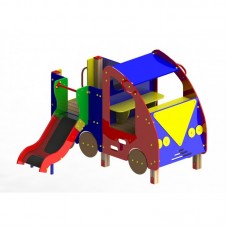 Детский игровой комплекс с горкой Авто  DIO-401