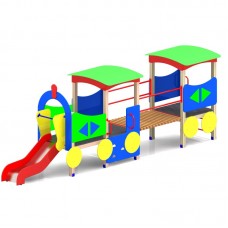 Детский игровой комплекс Паровозик с вагоном DIO-404